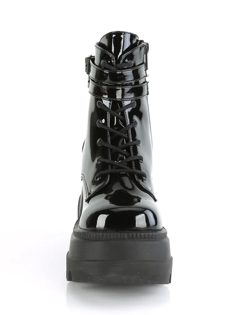 DEMONIA SHAKER-52 - BLACK PATENT ✰ PRE ORDER ✰