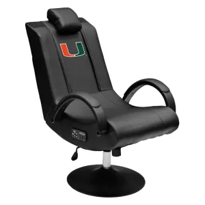 Gaming Chair 100 Pro with Miami Hurricanes Logo