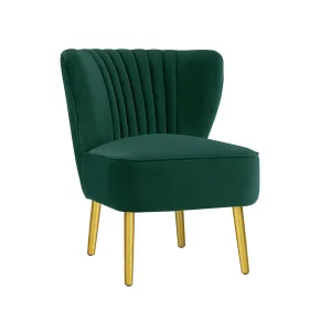 Ivy Green Slipper Chair