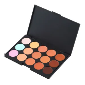 New Makeup 2017 Professional 15 Colors Eye Shadow Contour Palette Facial Camouflage Make Up Eyeshadow Pallete Cosmetics Set