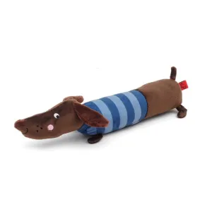 Zoon 34cm Frankie Sausage PlayPal Squeaky Dog Toy